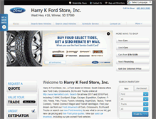 Tablet Screenshot of harrykford.com